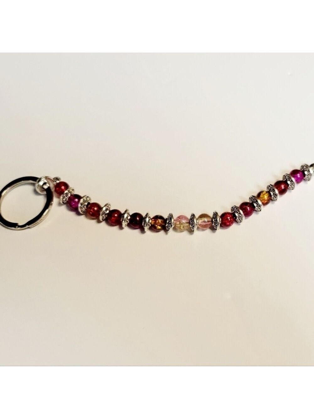 Handmade Beaded Keychain - Picture 2 of 3